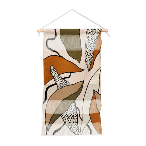 Alisa Galitsyna Patterned Tropical Leaves Wall Hanging Portrait