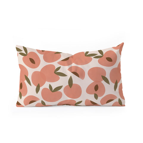 Alisa Galitsyna Peach Harvest Oblong Throw Pillow