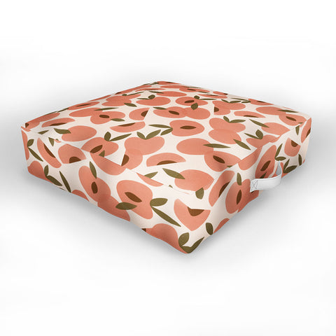 Alisa Galitsyna Peach Harvest Outdoor Floor Cushion