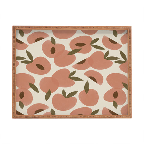 Alisa Galitsyna Peach Harvest Rectangular Tray