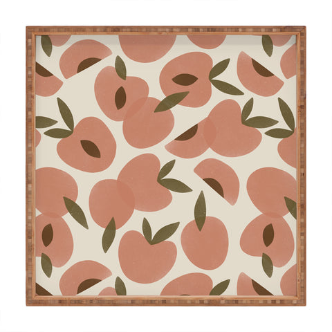 Alisa Galitsyna Peach Harvest Square Tray