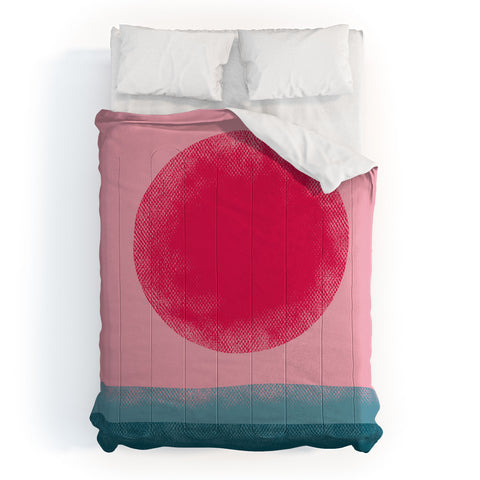 Alisa Galitsyna Pink Sun Comforter