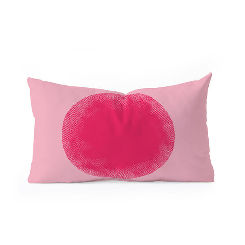 Alisa Galitsyna Pink Sun Oblong Throw Pillow