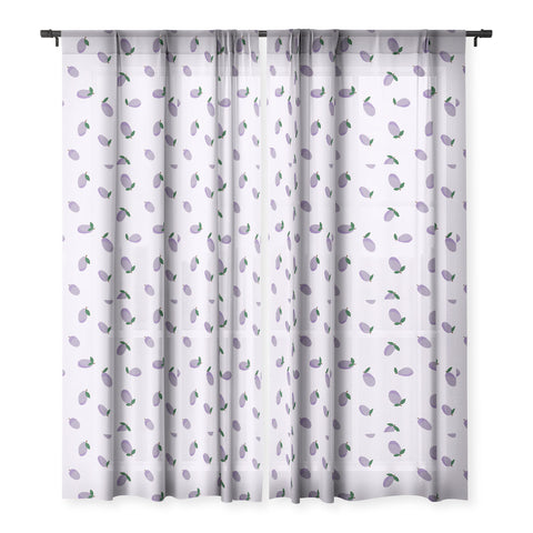 Alisa Galitsyna Plums Sheer Window Curtain