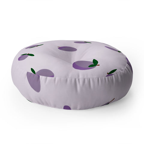 Alisa Galitsyna Plums Floor Pillow Round