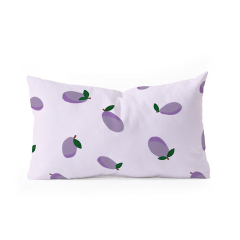 Alisa Galitsyna Plums Oblong Throw Pillow