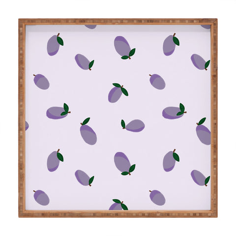 Alisa Galitsyna Plums Square Tray