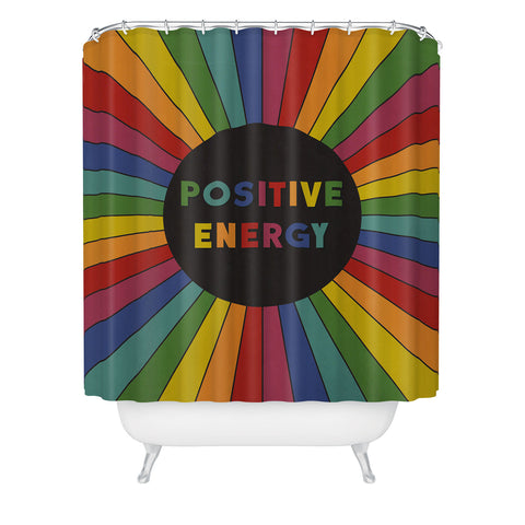 Alisa Galitsyna Positive Energy Shower Curtain