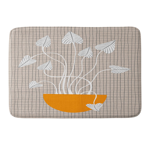 Alisa Galitsyna Potted Plant Memory Foam Bath Mat