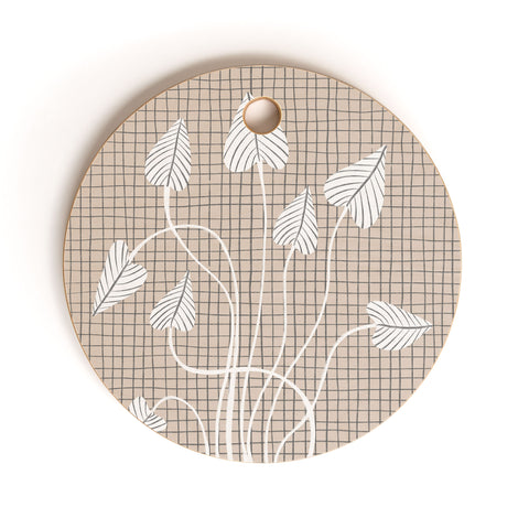 Alisa Galitsyna Potted Plant Cutting Board Round