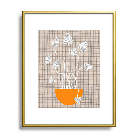 Alisa Galitsyna Potted Plant Metal Framed Art Print