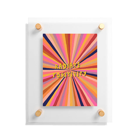 Alisa Galitsyna Radiate Positivity Floating Acrylic Print