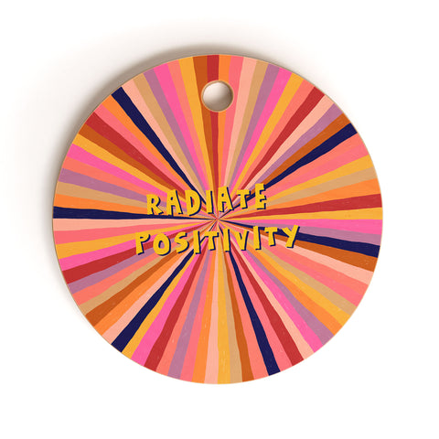 Alisa Galitsyna Radiate Positivity Cutting Board Round