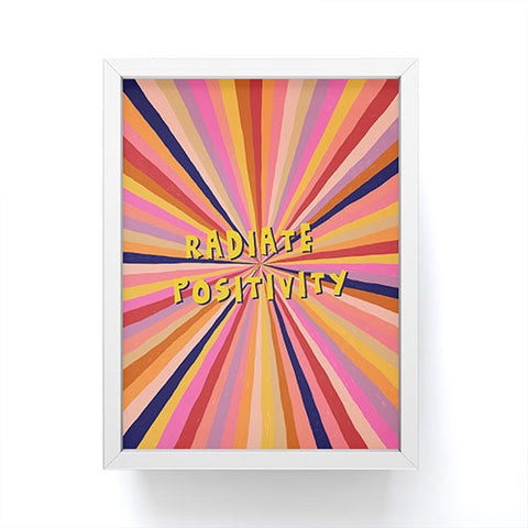 Alisa Galitsyna Radiate Positivity Framed Mini Art Print