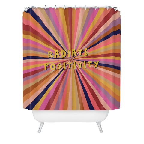 Alisa Galitsyna Radiate Positivity Shower Curtain
