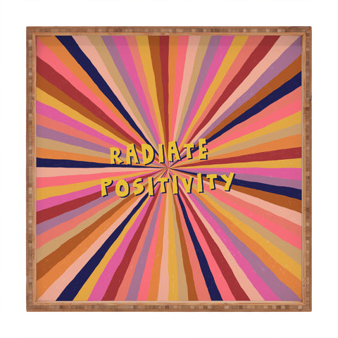 Alisa Galitsyna Radiate Positivity Square Tray