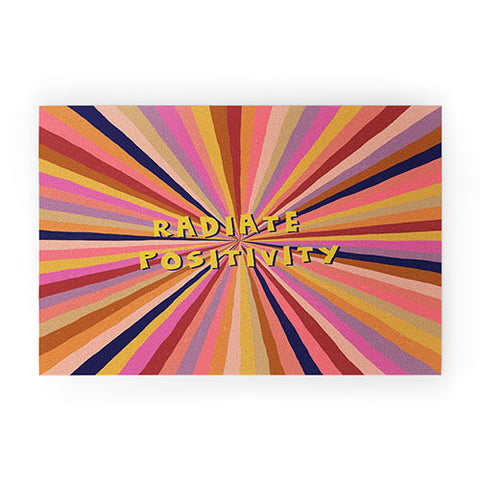 Alisa Galitsyna Radiate Positivity Welcome Mat