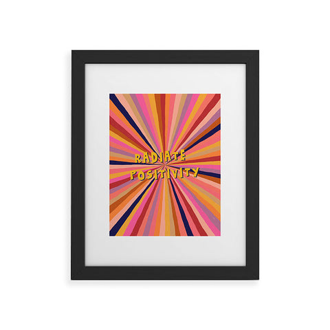 Alisa Galitsyna Radiate Positivity Framed Art Print