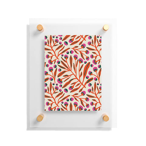 Alisa Galitsyna Red and Pink Berries Floating Acrylic Print