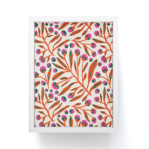 Alisa Galitsyna Red and Pink Berries Framed Mini Art Print