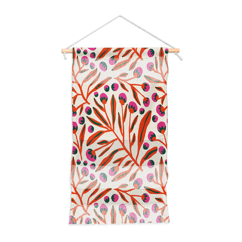 Alisa Galitsyna Red and Pink Berries Wall Hanging Portrait