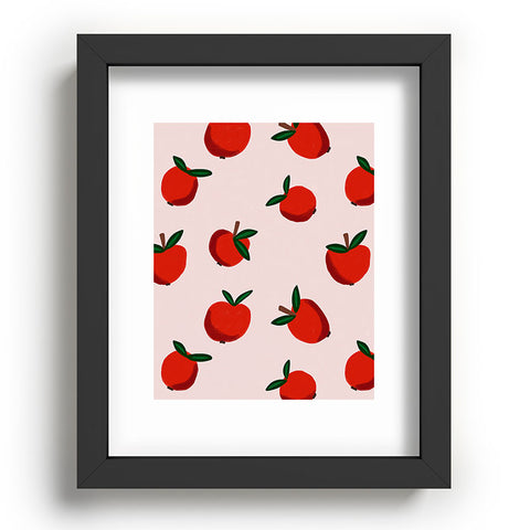 Alisa Galitsyna Red Apples Recessed Framing Rectangle
