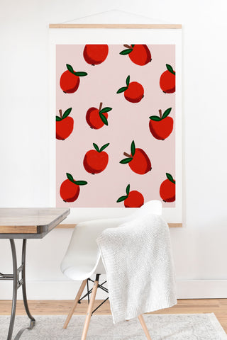 Alisa Galitsyna Red Apples Art Print And Hanger