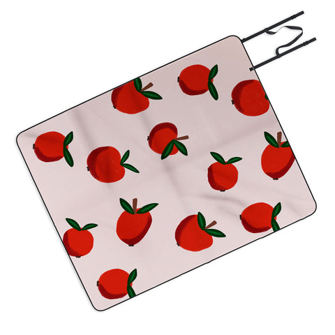 Alisa Galitsyna Red Apples Picnic Blanket