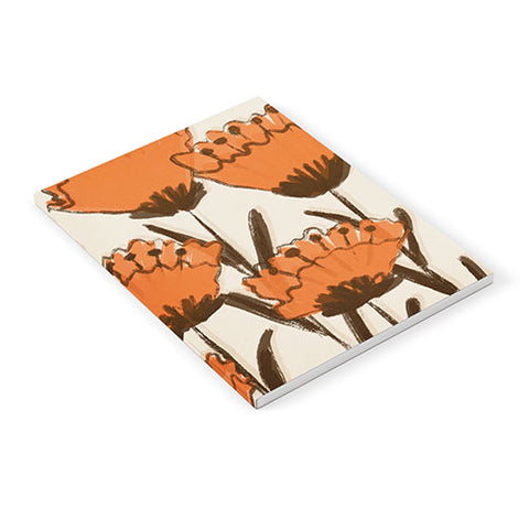 Alisa Galitsyna Red Hand Drawn Poppies Notebook