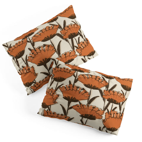 Alisa Galitsyna Red Hand Drawn Poppies Pillow Shams
