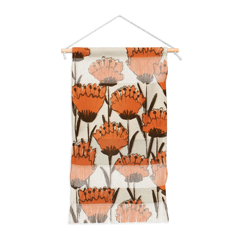 Alisa Galitsyna Red Hand Drawn Poppies Wall Hanging Portrait