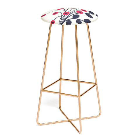 Alisa Galitsyna Red Vase Bar Stool