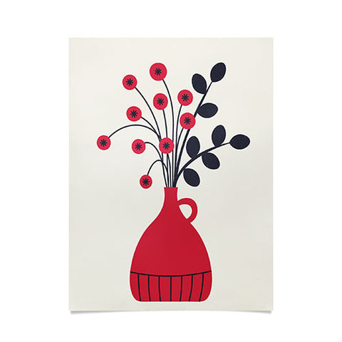 Alisa Galitsyna Red Vase Poster