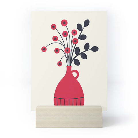 Alisa Galitsyna Red Vase Mini Art Print