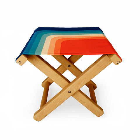 Alisa Galitsyna Retro 70s Color Palette III Folding Stool