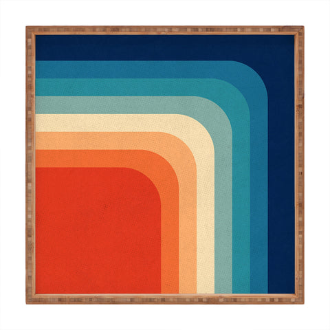 Alisa Galitsyna Retro 70s Color Palette III Square Tray