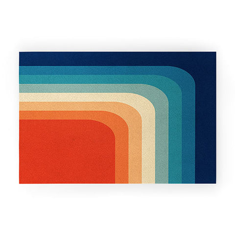 Alisa Galitsyna Retro 70s Color Palette III Welcome Mat