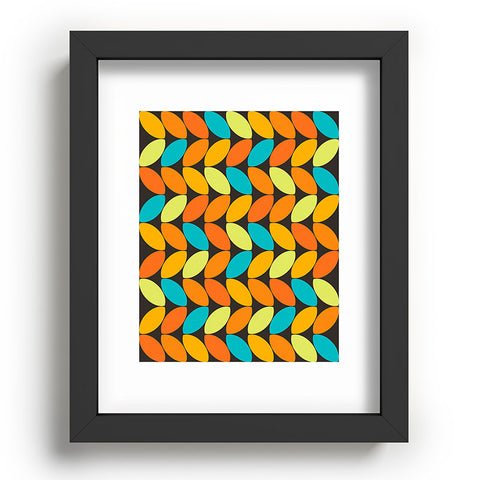 Alisa Galitsyna Retro 70s Color Palette Leaf P Recessed Framing Rectangle
