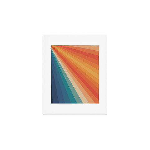 Alisa Galitsyna Retro 70s Sunrays Art Print