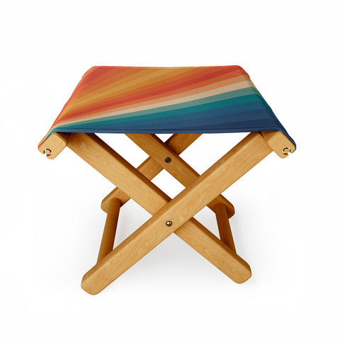 Alisa Galitsyna Retro 70s Sunrays Folding Stool