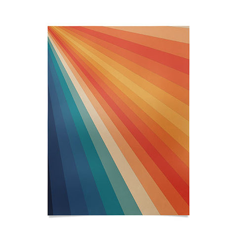 Alisa Galitsyna Retro 70s Sunrays Poster