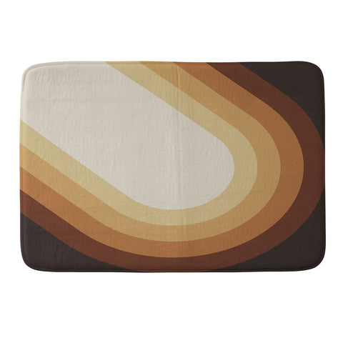 Alisa Galitsyna Retro Brown Memory Foam Bath Mat