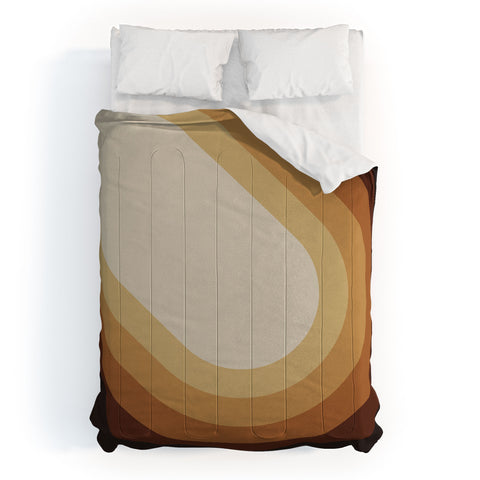 Alisa Galitsyna Retro Brown Comforter