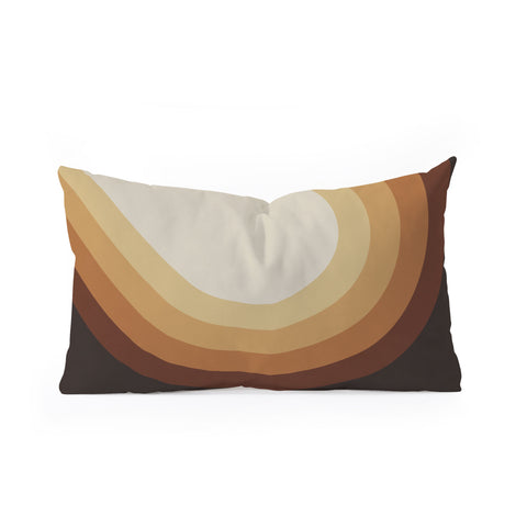 Alisa Galitsyna Retro Brown Oblong Throw Pillow