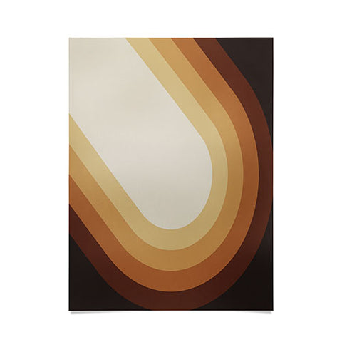 Alisa Galitsyna Retro Brown Poster