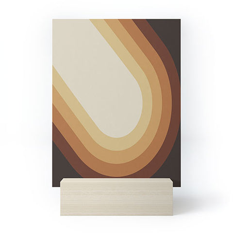 Alisa Galitsyna Retro Brown Mini Art Print
