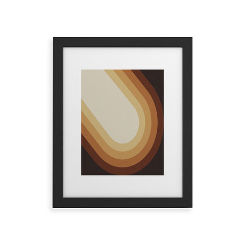 Alisa Galitsyna Retro Brown Framed Art Print