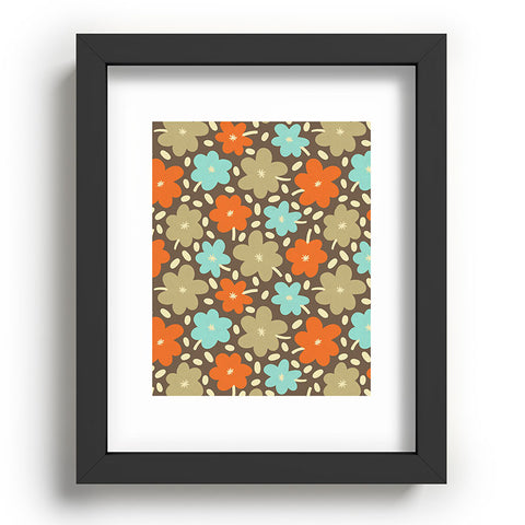 Alisa Galitsyna Retro Garden Pattern Recessed Framing Rectangle