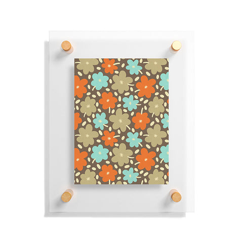 Alisa Galitsyna Retro Garden Pattern Floating Acrylic Print