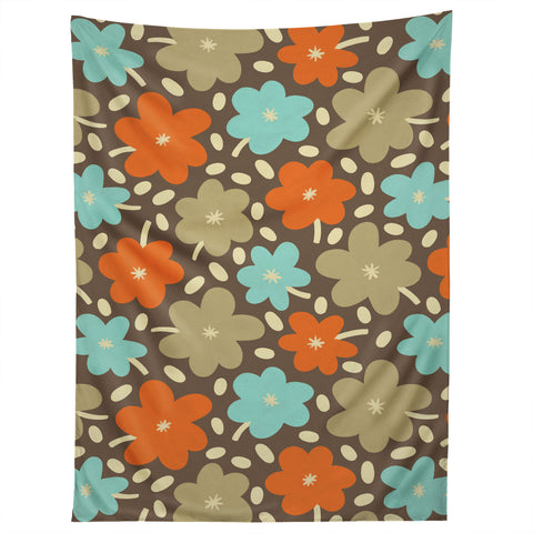 Alisa Galitsyna Retro Garden Pattern Tapestry